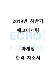 2019년 하반기 에코마케팅 마케팅 합격자소서
