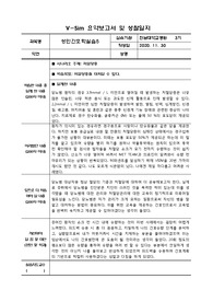v-sim ICU 성인실습 자기주도학습 후 보고서, 브이심 보고서