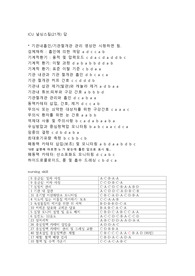 널싱스킬 성인간호학 응급실, 중환자실 답