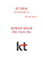 KT (경영지원,영업,마케팅) 현직 합격 자소서 2021ver 최신 <꿀자료>