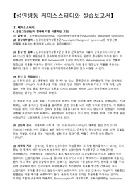 조현병, 신경이완제악성증후군, 조현병 간호과정, 약물 부작용과 관련된 고체온, 약물 부작용과 관련된 불안, 발작과 관련된 신체 손상위험성