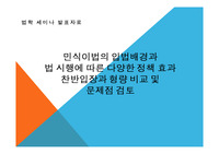 ((강추자료A+)) 민식이법의 입법배경과 법 시행에 따른 다양한 정책 효과, 찬반입장과 형량 비교 및 문제점 검토 - PPT자료