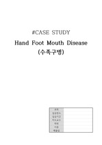 [A+ 아동간호학실습] 수족구병(Hand Foot Mouth Disease) 케이스스터디(case study) 간호진단 3개