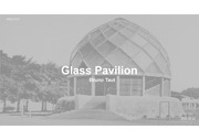 Glass Paviliom - bruno taut 분석
