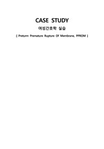 여성간호학실습 케이스(case study) - 조기양막파열(PPROM) / 간호진단3개, 간호과정 2개