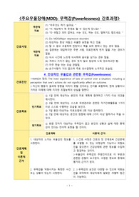 무력감 간호과정