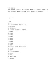 일상생활 속 행동예절 중 상황별 행동 예절의 적용을 이해하고 실천할 수 있도록 다음과 같이 제시된 문항에 대해 이론 및 자신의 의견을 서술하시오.