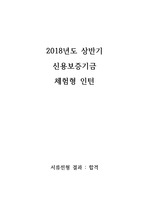 [합격 자기소개서] 2018상반기 체험형 인턴 신용보증기금(신보)