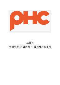 평화정공 고품격 기업분석 + 합격자기소개서