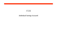 ISA(Individual Savings Account) 발표자료(S급 자료)