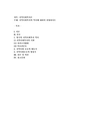 지역사회 복지의 역사(해외포함)에 대하여 설명하시요
