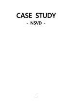 자연분만 NSVD case study(문헌고찰, 간호과정3개- 급성통증, 피로, 감염위험성)
