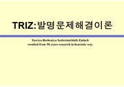 29-발표과제-TRIZ(발명문제해결이론) 정리자료