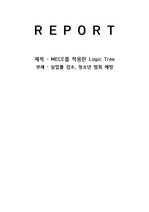 MECE/Logic Tree - 실업률 감소/청소년 범죄 예방