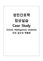 만성골수성 백혈병 CML Case Study [성인간호학]