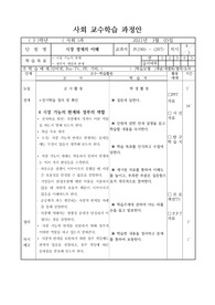 사회 교수학습 과정안-시장 경제의 이해(4)
