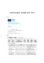 2022 정규직 간호사 국민건강보험공단 일산병원 합격 자소서 ( 합격인증 O )