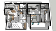 [스케치업] 2층 협소주택 모델링