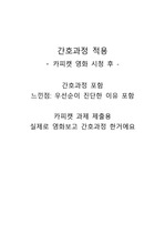 [정신간호]카피캣 영화 시청 후 간호과정-불안 간호과정