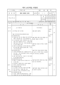역사 교수학습 과정안-현대 세계의 전개 4차시