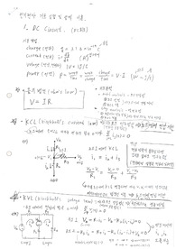 전기전자공학 개론 주요 개념, 공식 핵심정리(시험, 과제, 직무면접 대비)