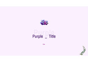 심플한 Purple Template / 깔끔한 템플릿 / 심플한 템플릿