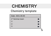깔끔한 화학 템플릿 (심플한 ppt 양식/ 화학 / 유기화학 / 컴퓨터화학 관련)