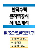 한국수력원자력공사 전기직 자기소개서
