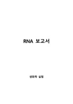 [생화학실험 A+ RNA 보고서] RNA extraction, cDNA synthesis, Real time PCR