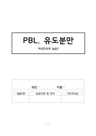 분만실 간호진단 PBL 유도분만 임산부