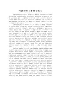 음악교육철학과 관련한 음악교육론에 대해 요약한 내용