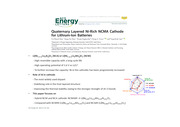 Quaternary Layered Ni-Rich NCMA Cathode- 전지 고용량 양극 논문 리뷰
