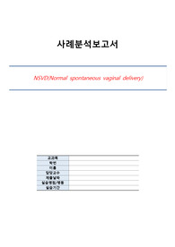 NSVD 자연분만 case