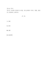 청소년 사이버 문화의 문제점, 청소년에게 미치는 영향, 방안을 포함하여 논하시오