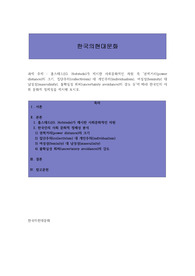 한국의현대문화