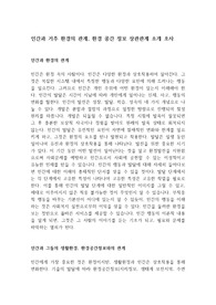 인간과 거주 환경의 관계, 환경 공간 정보 상관관계 소개 조사