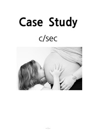 제왕절개 케이스 ( c-sec case study) 여성간호과정
