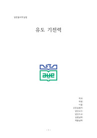 일반물리실험 유도기전력 예비 및 결과 보고서
