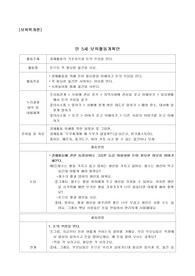 만 5세 보육활동계획안