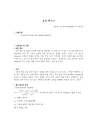 Crosslink Density by Swelling Method 결과보고서