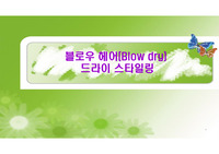 1 온라인 수업 적용가능 블로우드라이 헤어 스타일링 오리엔테이션ot.