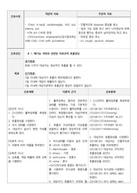 울혈성 심부전 (CHF) 간호과정 3개