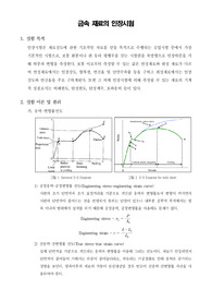 [기초공학실험]금속 재료의 인장시험