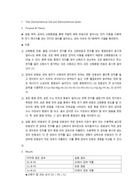 일반화학실험1 Electrochemical Cell and Electrochemical Series 결과레포트(A+)