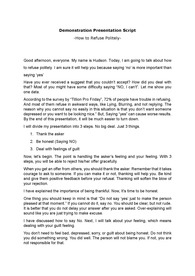 [A+자료] 영어발표 논증발표 대본 (How to Refuse Politely)