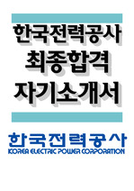 한국전력공사 전기직 자기소개서