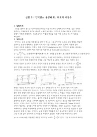 인덕터의 용량과 RL 회로의 시정수 예비레포트