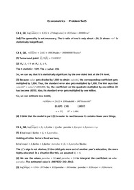 [계량경제학] HW5 / Econometrics – Problem Set5
