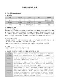 [A+] 조현병 케이스스터디(감각지각장애), 간호과정