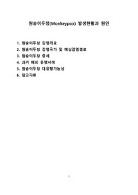 원숭이두창(Monkeypox) 발생현황과 원인 [원숭이두창,원숭이 두창,Monkey Pox,Pox]